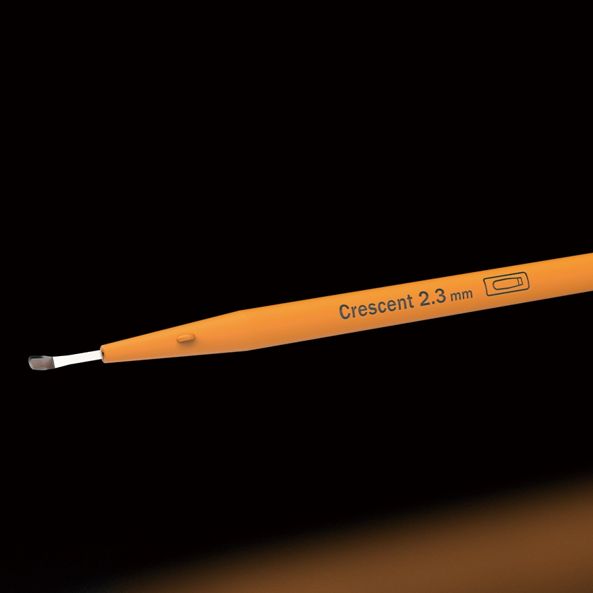 Ophthalmic Crescent Knife (Reusable)