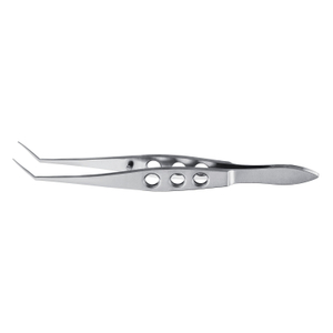IF-4003 Stainless Steel Sasket Soft IOL Inserting Forceps-Angled